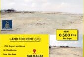 LD Land for rent in Salmabad Near highway 0.500 Fils Per Sqm