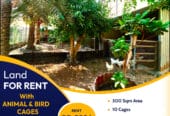 Garden Land for Rent with Animal & Bird Cages in Jeblat Hebshi – BD 55