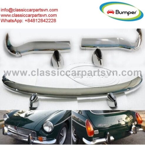 MGB GT 1970 Split bumpers full set new