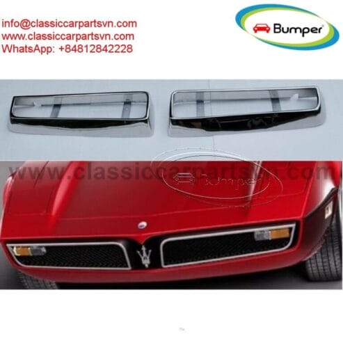 Maserati Bora (1971-1978) grille of two front grilles